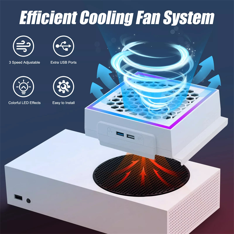 Gaming Console Xbox Series S - Ventola di raffreddamento a LED Luce