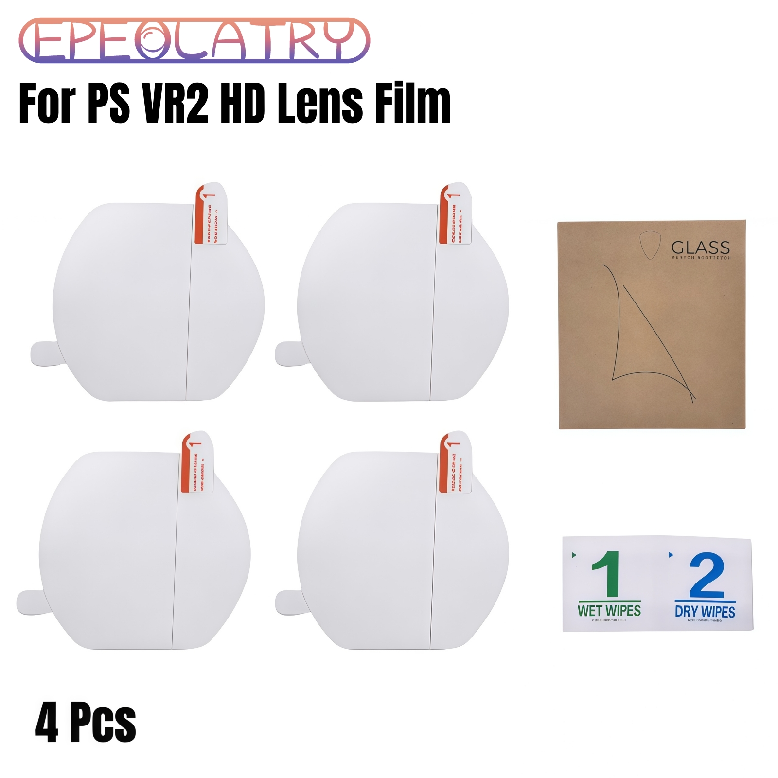Vr Lens Protector - Nuovo Set di 4 Pellicole Protettive