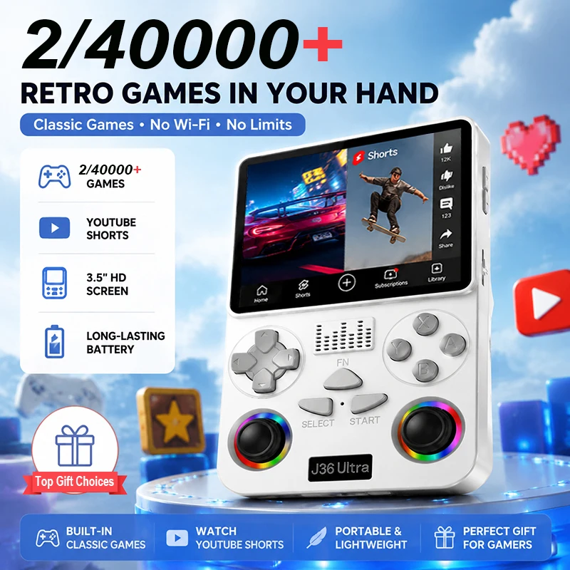 Gaming Console Youtube - Console di gioco portatile J36 Ultra