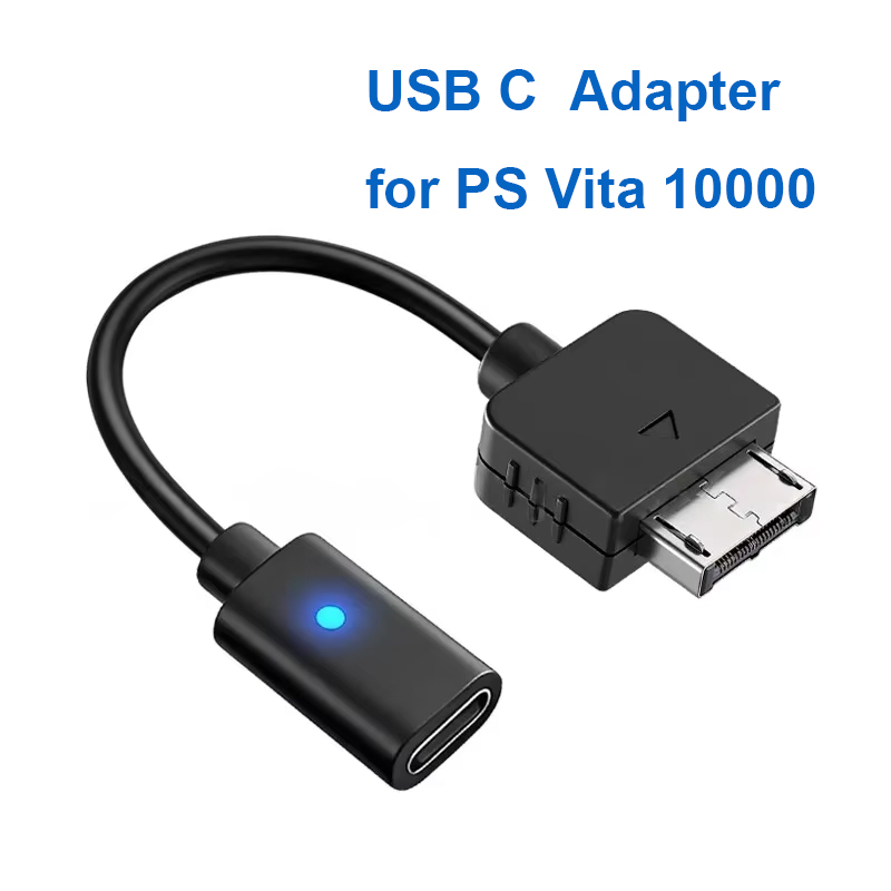 Gaming Console Sony - Adattatore di ricarica USB-C nero da