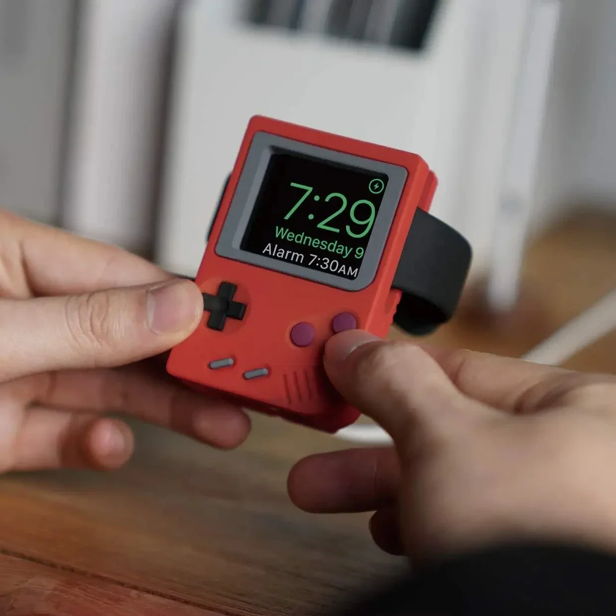 Gaming Console Table - Supporto in Silicone per Caricabatterie IWatch,