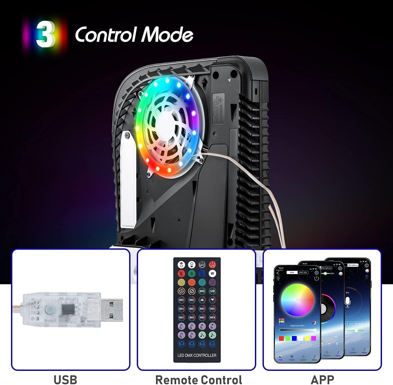 Gaming Console Sony - Striscia LED RGB per console PS5