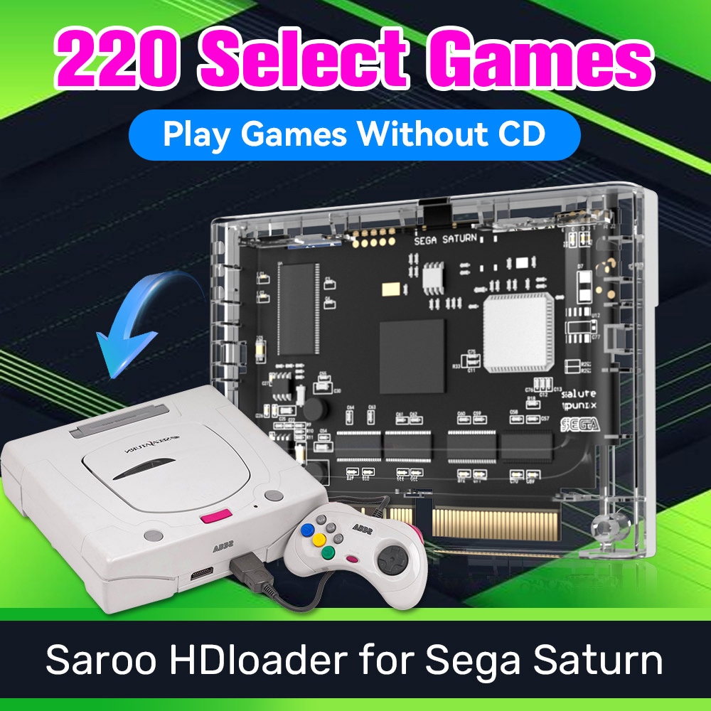 Gaming Console Video Game - SAROO SS HDLoader per Sega Saturn