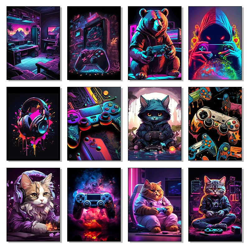 Poster su tela con immagini di - Gaming Console And recensione e prezzo
