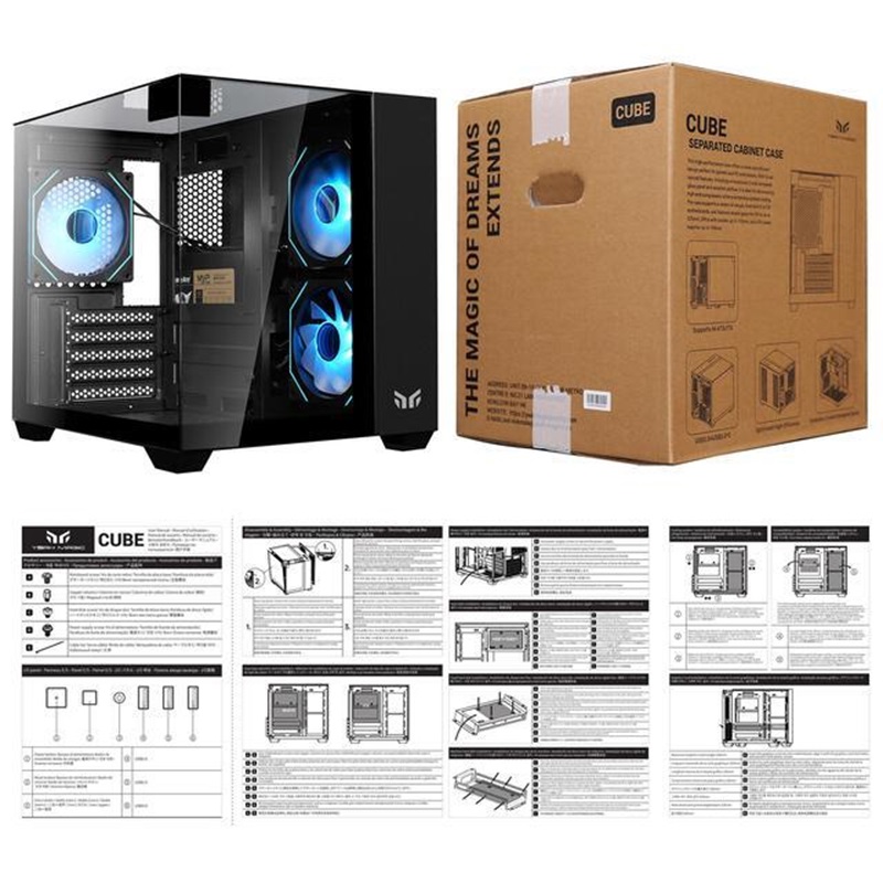 Case MATX Yeah Magic Cube di A - Gaming Console Table recensione e prezzo
