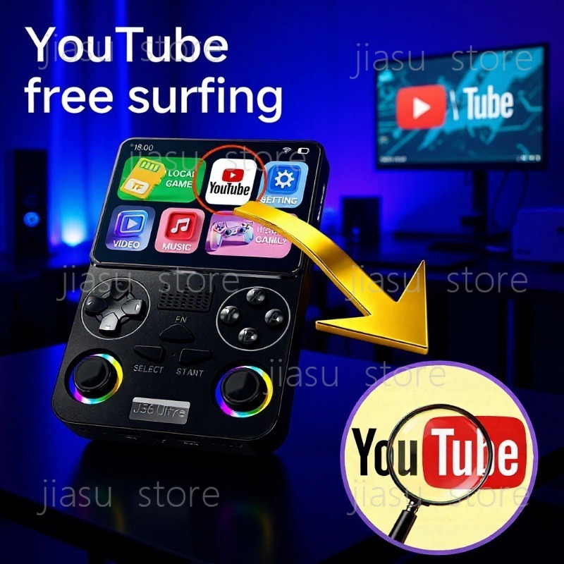 Console di Gioco Portatile J36 - Handheld Gaming Console Youtube recensione e prezzo