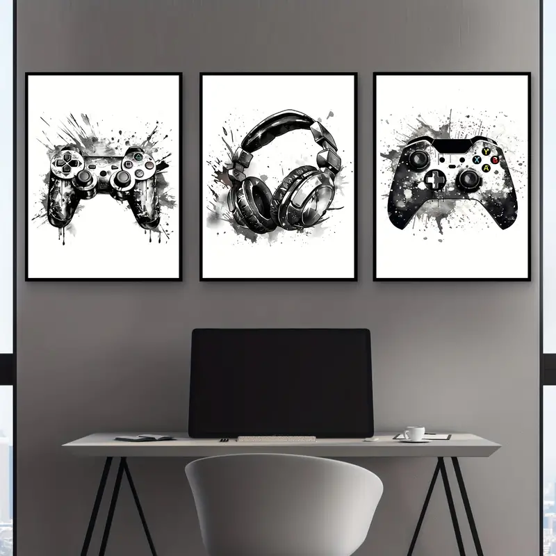 3 quadri su tela senza cornice - Gaming Console Kit recensione e prezzo