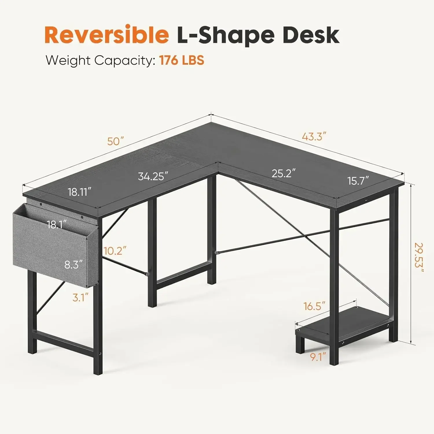 Scrivania a L - Scrivania per  - Gaming Console Table recensione e prezzo