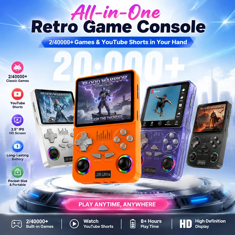 Console di gioco portatile J36 - Gaming Console Youtube recensione e prezzo