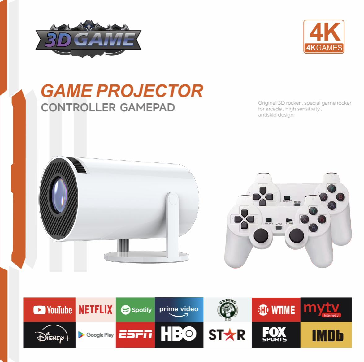 Proiettore di gioco 3D 2 in 1  - Gaming Console Youtube recensione e prezzo
