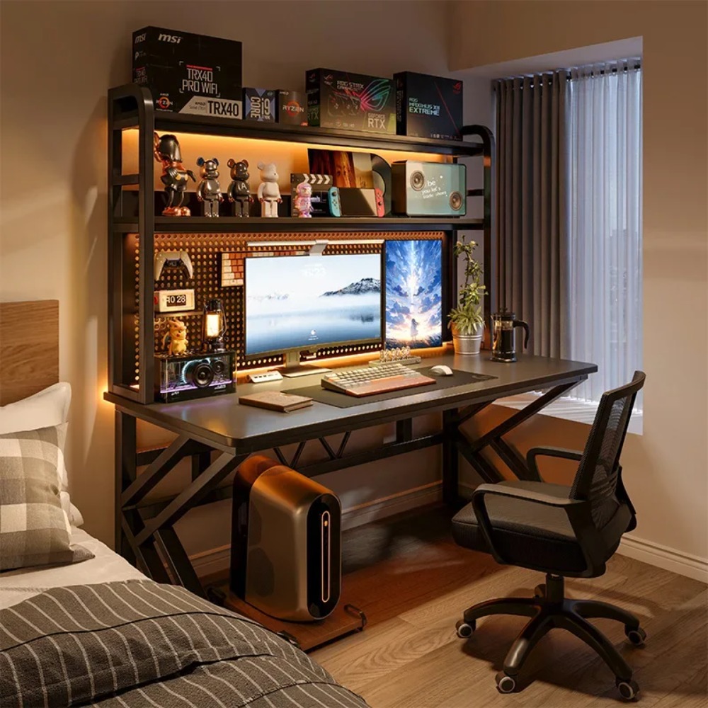 Scrivania da Gaming con Librer - Gaming Console Table recensione e prezzo